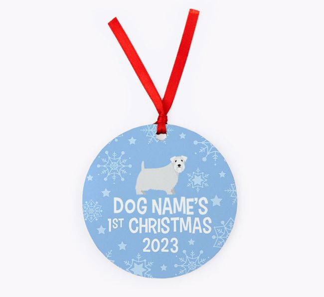 First Christmas 2023: Personalised {breedFullName} Christmas Decoration